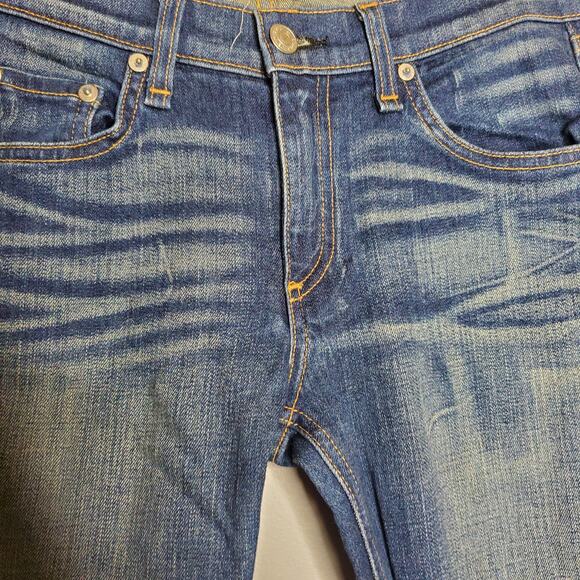 Rag & Bone Skinny Jeans Dark Wash Kingsland Style W1502K520 Women's Size 28 - Picture 5 of 16